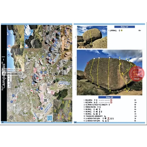Boulder en Navalosa y Navarrevisca (Hiszpania) Przewodnik bulderowy