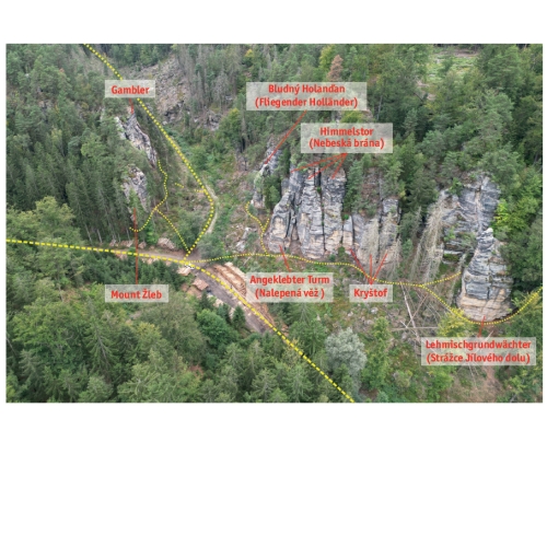 Dolina Łaby 2 - Lewy brzeg (Elbtal, Niemcy) Przewodnik wspinaczkowy