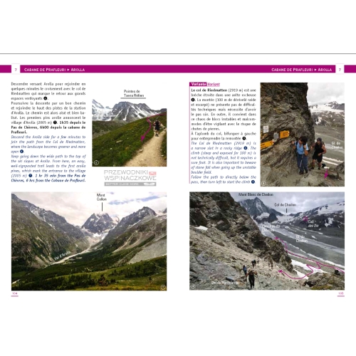 Chamonix - Zermatt (Alpy, Francja) Przewodnik trekkingowy