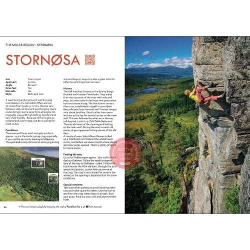 Crag climbing in Romsdal (Norwegia) Przewodnik wspinaczkowy