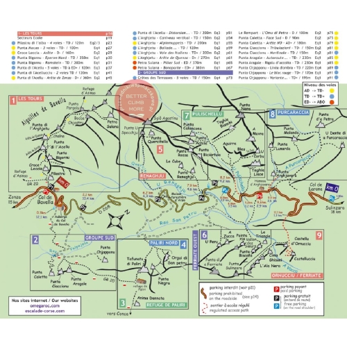 Bavella Corsica (Korsyka, Francja) Przewodnik wspinaczkowy po drogach wielowyciągowych