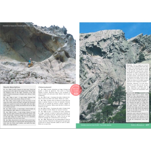 Grandes voies de Corse (Korsyka, Francja) Przewodnik wspinaczkowy po drogach wielowyciągowych