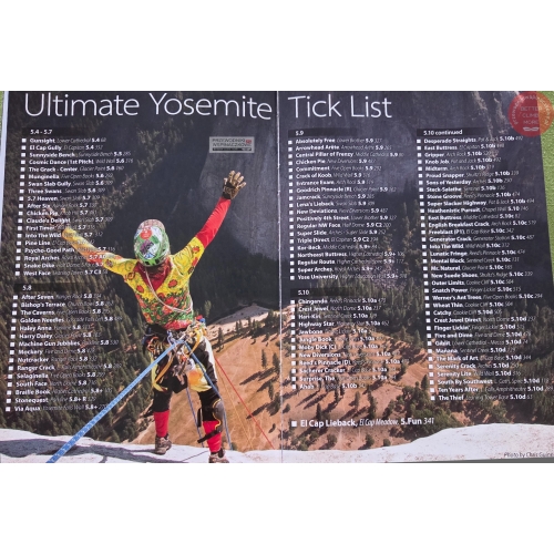 2025 Rock Climbing Yosemite Valley: 750 Best Free Routes (USA) Przewodnik wspinaczkowy