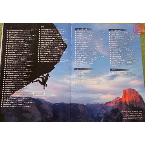 2025 Rock Climbing Yosemite Valley: 750 Best Free Routes (USA) Przewodnik wspinaczkowy