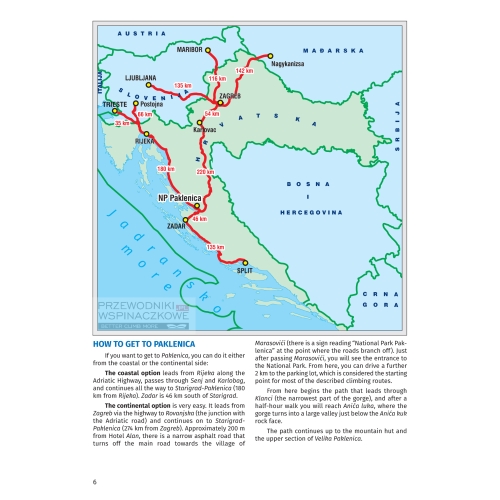 Paklenica (Chorwacja) Przewodnik wspinaczkowy