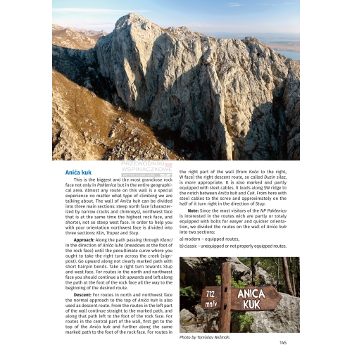 Paklenica (Chorwacja) Przewodnik wspinaczkowy