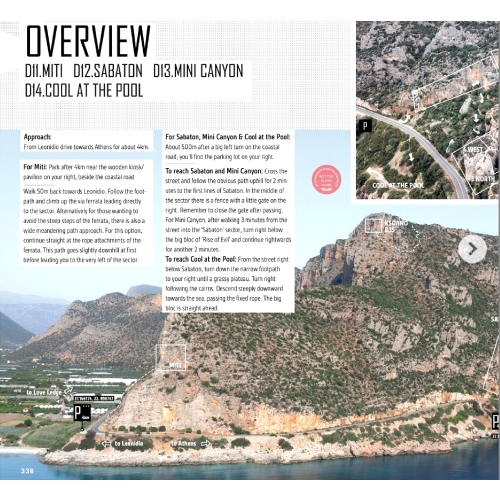 Leonidio & Kyparissi (Grecja) Przewodnik wspinaczkowy