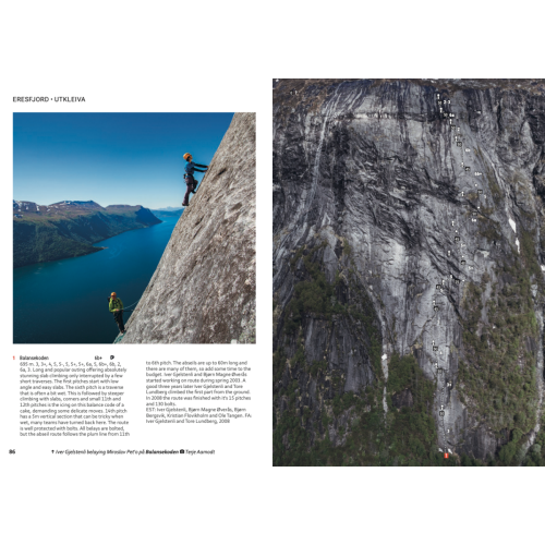 Crag climbing in Romsdal (Norwegia) Przewodnik wspinaczkowy