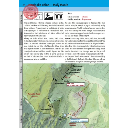 Manin i okolice (Słowacja) Przewodnik wspinaczkowy