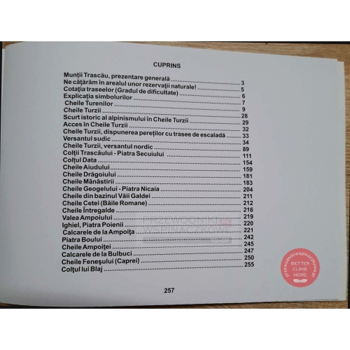 Góry Munții Trascău (Rumunia) Przewodnik wspinaczkowy