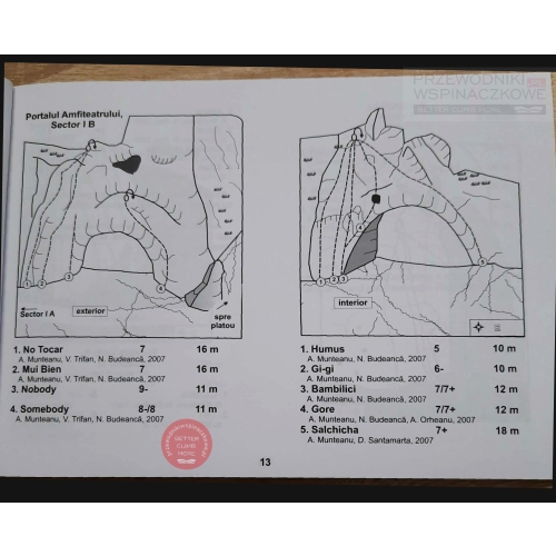 Góry Munții Trascău (Rumunia) Przewodnik wspinaczkowy