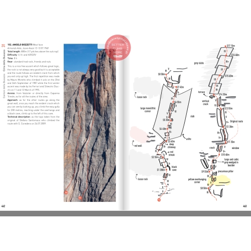 Civetta - ściana południowa (Dolomity, Alpy, Włochy) Przewodnik wspinaczkowy
