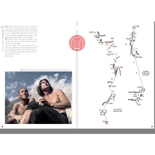 Civetta - ściana południowa (Dolomity, Alpy, Włochy) Przewodnik wspinaczkowy