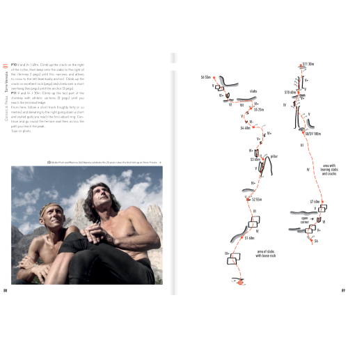 Civetta - ściana południowa (Dolomity, Alpy, Włochy) Przewodnik wspinaczkowy