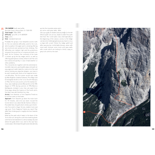 Civetta - ściana południowa (Dolomity, Alpy, Włochy) Przewodnik wspinaczkowy