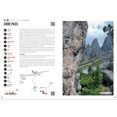 DOLOMITES Crags (Dolomity, Włochy) Przewodnik wspinaczkowy