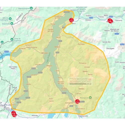 LARIO Rock Falesie (Como, Alpy, Włochy) Przewodnik wspinaczkowy