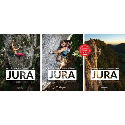 Jura Krakowsko-Częstochowska. Zestaw 3 przewodników wspinaczkowych