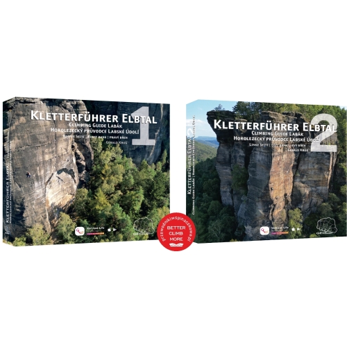 Dolina Łaby Prawy i lewy brzeg (Czechy, Niemcy) Zestaw przewodników wspinaczkowych